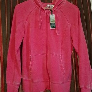 Mineral Wash Hoody Zip Jacket